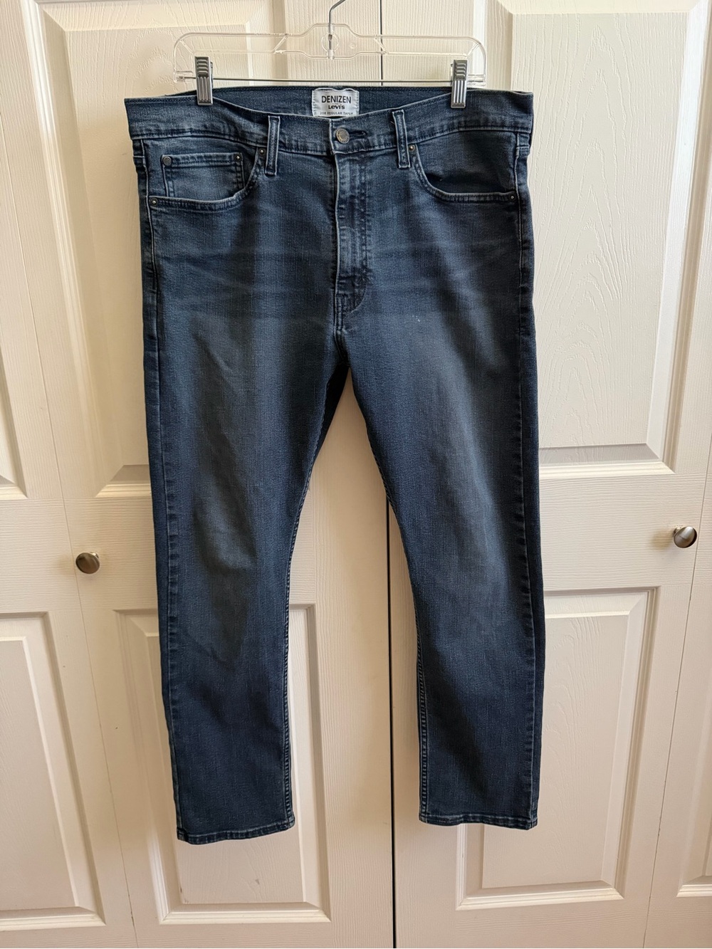 5 for $25! Levi's Men's Slim Straight Jeans in Dark Blue Wash